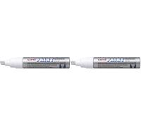 Uni-Ball 182213 - Marcador de pintura Paint PX-30 con punta en cuña, plateado (Paquete de 2)