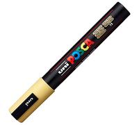 Uni-Ball 182506 - Marcador POSCA PC-5M, con punta redonda mediana, amarillo paja, 1 unidad