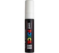 Uni-Ball 186301 - Marcador POSCA con punta rectangular extra ancha, blanco