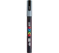 Uni-Ball 186533 - Marcador POSCA con punta redonda fina, gris