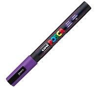 Mitsubishi Pencil Rotulador POSCA PC-3M – Punta redonda 0,9–1,3 mm – Morado