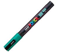 uni-ball 186562 - marcador POSCA con punta redonda fina, verde esmeralda