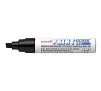 Mitsubishi Pencil Marcador de pintura Uni-Ball 534285 Multi-superficie Opaco Cincel ancho PX-30 Negro