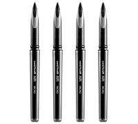 uni-ball Air Micro UBA-188-M - Bolígrafo de punta fina de 0,5 mm, 4 unidades, color negro
