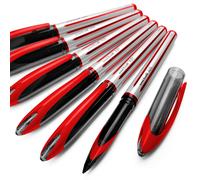 Uni-Ball Aire - 0.7mm Medio Punta Redonda - Pack de 6 - Rojo - UBA-188-L