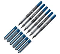 Uni-Ball - Bolígrafo de tinta EYE Ocean Care, negro, juego de 6 | Punta de 0,4 mm, tinta resistente a la luz