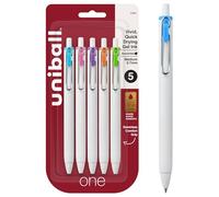 Uni-Ball Bolígrafos de gel retráctiles de punta media, 0,7 mm, surtidos, paquete de 5