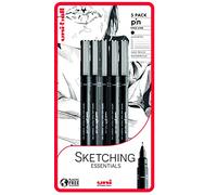 uni-ball Bolígrafos de punta fina de color negro, tinta resistente al agua y a la decoloración, ideal para arquitectos, bocetos, álbumes de recortes, contornos, arte, dibujo técnico, calidad de
