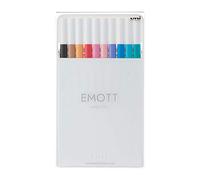Uni-Ball Estuche Marcadores EMOTT PEM-SY No.2 0,4mm 10 colores surtidos