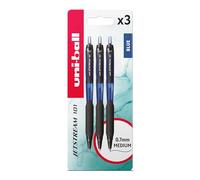 uni-ball Jetstream 101 - Bolígrafos retráctiles de gel, punta de 0,7 mm, papelería para el regreso a clases, escritura y coloración suaves. Resistente al agua, tinta Uni Super Ink se seca al instante.