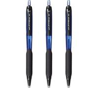 uni-ball Jetstream SXN-101-7N - Bolígrafos retráctiles, punta de punta de 0,7 mm, tinta azul, paquete de 3
