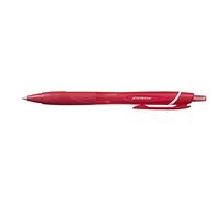 Uni-Ball Jetstream SXN-150-07 Retráctil Bolígrafo [Paquete de 10] Rojo Barril con Tinta Roja