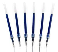 Uni-Ball Jetstream SXN-210 - Recambios para bolígrafo retráctil, punta de 1,0 mm, tinta de gel, tinta azul, paquete de 6