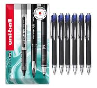 uni-ball Jetstream SXN-210 RT - Bolígrafos retráctiles de punta de 1,0 mm, paquete de 6 unidades, tinta azul, en caja de regalo