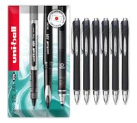 uni-ball Jetstream SXN-210 RT - Bolígrafos retráctiles de punta de 1,0 mm, paquete de 6 unidades, tinta negra, en caja de regalo