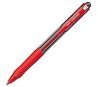 Uni-ball - Juego de 3 bolígrafos Laknock SN100/14 rétract. Grip PTE Large 1,4 mm rojo