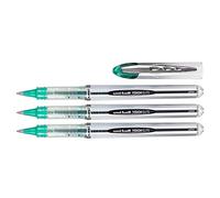 UNI-BALL - Lote de 3 rollos de tinta líquida Vision Elite UB200 punta media 0,8 mm, color verde