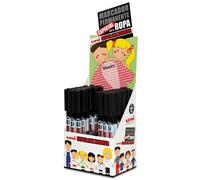 UNI-BALL Marcador Textil Super Ink con Expositor de 36 unidades