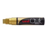 Uni-ball Marcador tiza líquida Uni Chalk PWE17K 15 mm. Oro