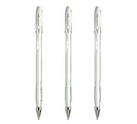 uni-ball Mitsubishi Pencil - 3 bolígrafos de tinta gel Signo blanco - Punta 0,7 mm - Escritura mediana - Roller Fantasía para Ocio Creativo y Carterie