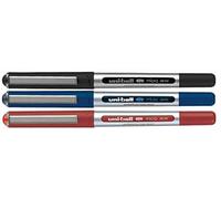 Uni-Ball Ojo Micro UB-150 Paquete Mixto de 3 [1 X Negro, 1 X Azul, 1 X Rojo]