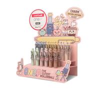Roller gel rt. uni-ball one p charms expositor de 30 (6 col.)