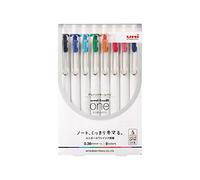 mayddle Bolígrafo de tinta de gel uni Ball One UMNS388C 0,38 mm, 8 colores