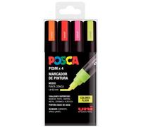 Uni-ball pc-5m naranja, rosa, rojo, amarillo 4 pieza(s)