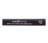 Uni-ball pin005 rotulador calibrado - punta poliacetal 0.05mm - tinta pigmentada resistente al agua y luz - color negro (12 uds) de marca Uniball