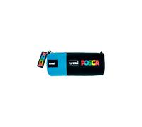 Uni-Ball - POSCA ESTUCHE DE LONA 8,5X19,5CM NEGRO/AZUL 302422024