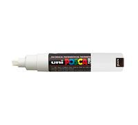 Uni-Ball POSCA Marcador PC-8K punta biselada trazo 8 mm. Color Blanco 148791000