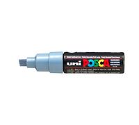 UNI-BALL POSCA Marcador PC-8K punta biselada trazo 8 mm. color gris 148924000