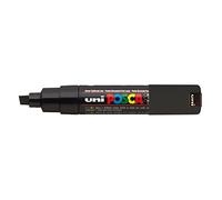 UNI-BALL Posca Marcador PC-8K punta biselada trazo 8 mm. Color Negro 148932000