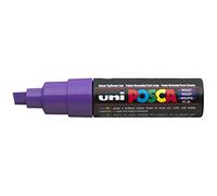 uni-ball POSCA Marcador (punta ancha biselada, PC8K, 8 mm), color morado