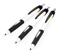 uni-ball Power Tank SN-220 - Bolígrafo retráctil (1,0 mm, carcasa blanca, tinta negra)