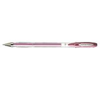 Uni-Ball Roller encre gel Signo UM120NM Pte Moy. 0,7mm Rose Métal