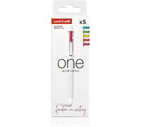 Uni-ball Rollerball tinta gel One 0,7 mm Estuche 5 colores NEON