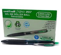 Uni-Ball Rollerball tinta gel Signo UMN-207E Verde 0,7mm caja 12 uds