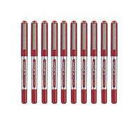 Uni-ball Rollers Ub-150 - Punta 0,5 mm - Tinta roja - Lote de 10