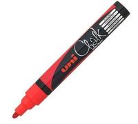 Uni-Ball Rotuladores de tiza líquida PWE-5M Rojo (6 Piezas)
