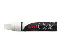 Uni-Ball - Rotuladores para ventanas y tiza UNI CHALK, blanco