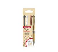 UNI-BALL SET 4 BOLIGRAFO UNIBALL SIGNO UM-153 COLORES METALICOS SIGNO