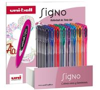 UNI-BALL Signo 0,7 (UM-120) Expositor de 48 unidades (8 colores) de tinta gel