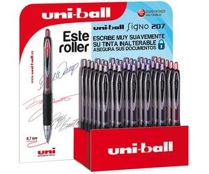 UNI-BALL Signo 207 Micro 0,5 UMN-207 MICRO Expositor de 36 unidades
