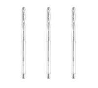 Uni-ball Signo Angelic UM-120AC Gel Ink Pen 0,7 mm, White Ink, 3 pens per Pack by Uni-ball