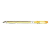 Uni-Ball Signo Gel Rollerball, UM120SP brillo del oro del oro, de 0,7 mm, 12 piezas