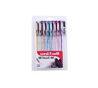 Uni-ball Signo Gel UM120 - Bolígrafo roller (tinta metálica, 8 unidades), varios colores