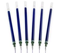 Uni-Ball Signo UM-153 - Recambios para bolígrafo, punta de 1,0 mm, tinta de gel, color azul, paquete de 6 recambios