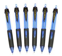 uni-ball SN-220SF Power Tank - Bolígrafo retráctil (1 mm, tinta azul, 6 unidades)