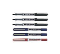 Uni-Ball UB-150 Ojo Micro Tinta Líquida Bolígrafos Paquete Mixto de 6